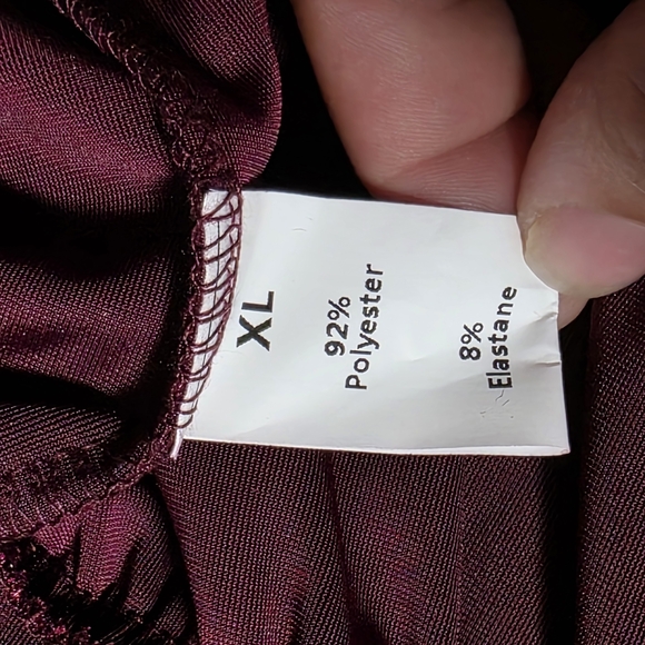 Everyday Deep V Neck Long Sleeve Ruffled Hem Velvet Mini Chill Party Dress Xl - Picture 8 of 8